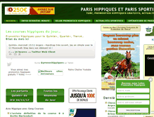 Tablet Screenshot of 1parisportifs.com